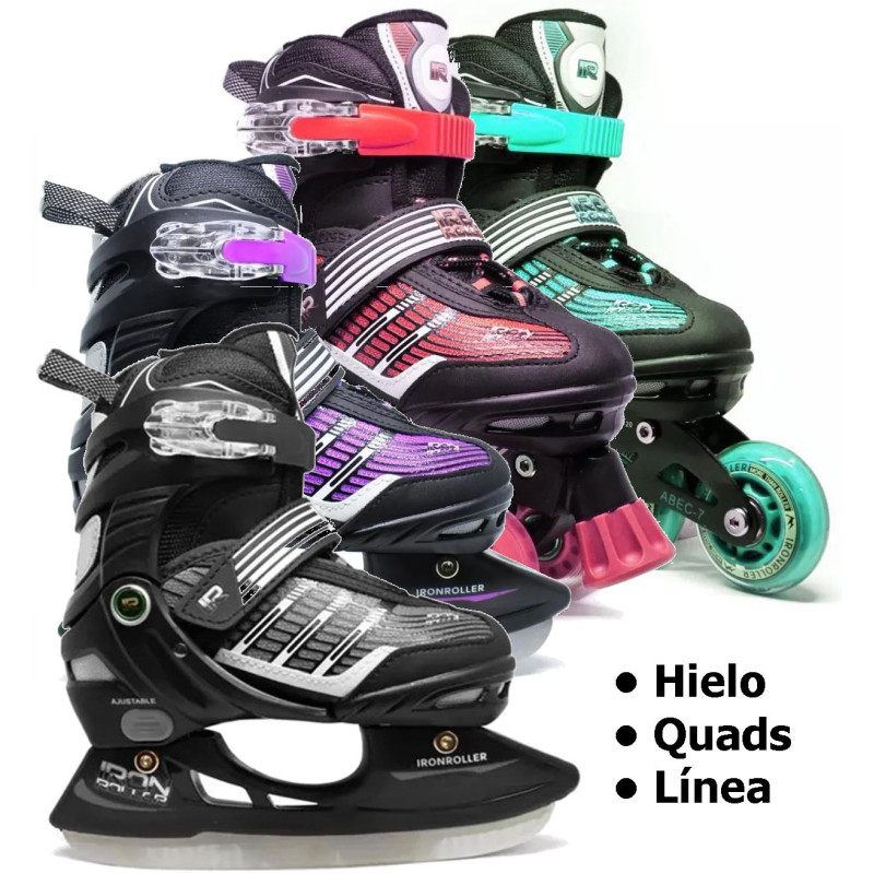 Patines 3en1 Iron Roller