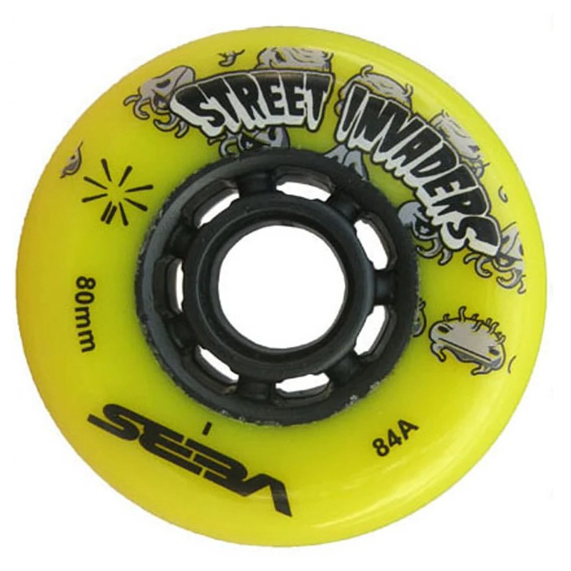 Ruedas Seba Street Invaders 72-80mm 84A Ruedas Seba Street Invaders 72-80mm 84A