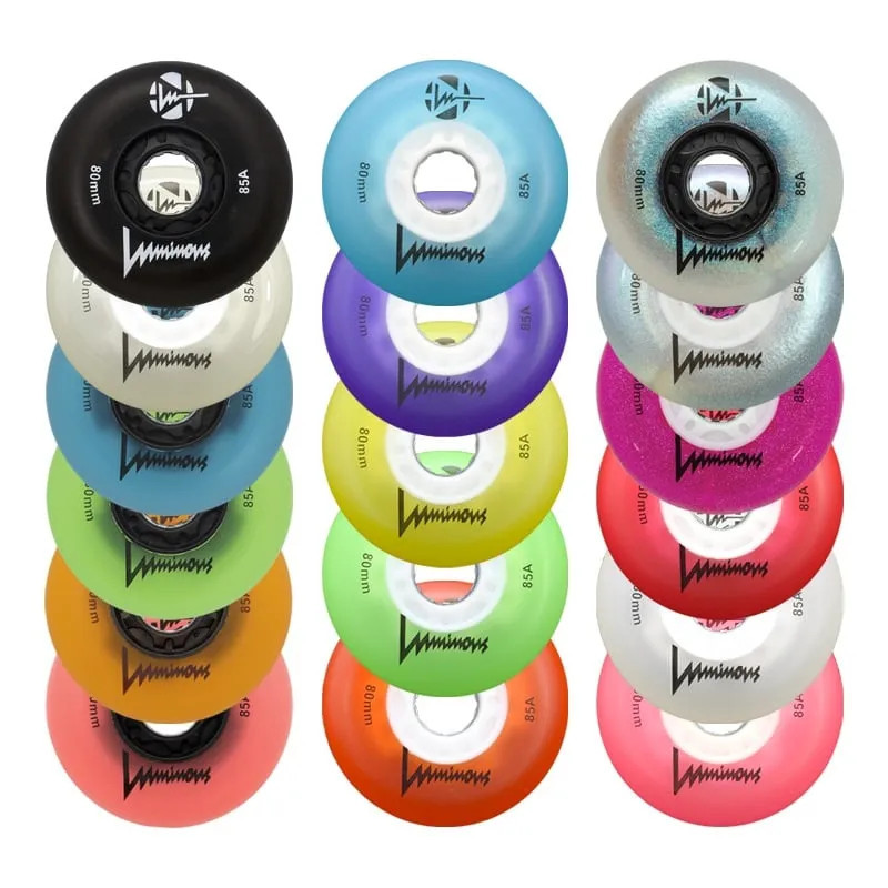 Ruedas Luminous LED 72-76-80mm 85A