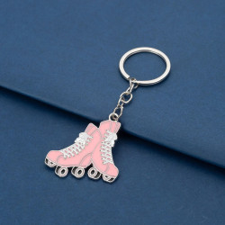 Llavero patín metálico línea y Quads