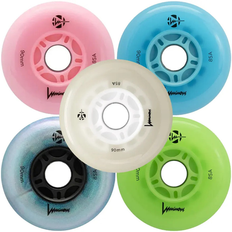 Ruedas Luminous LED 90mm