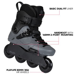 Patines Playlife Phantom 80 Black