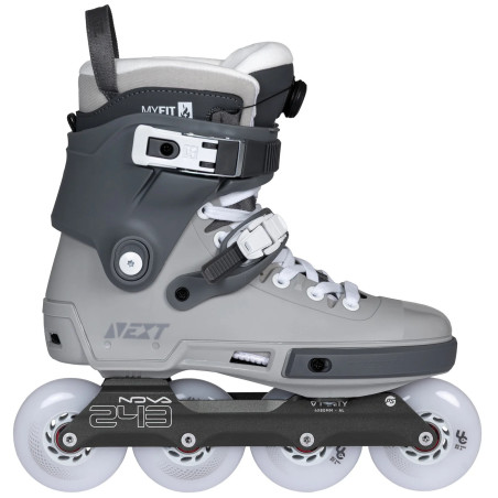 Patines Powerslide Next 80 PDS Asphalt Grey
